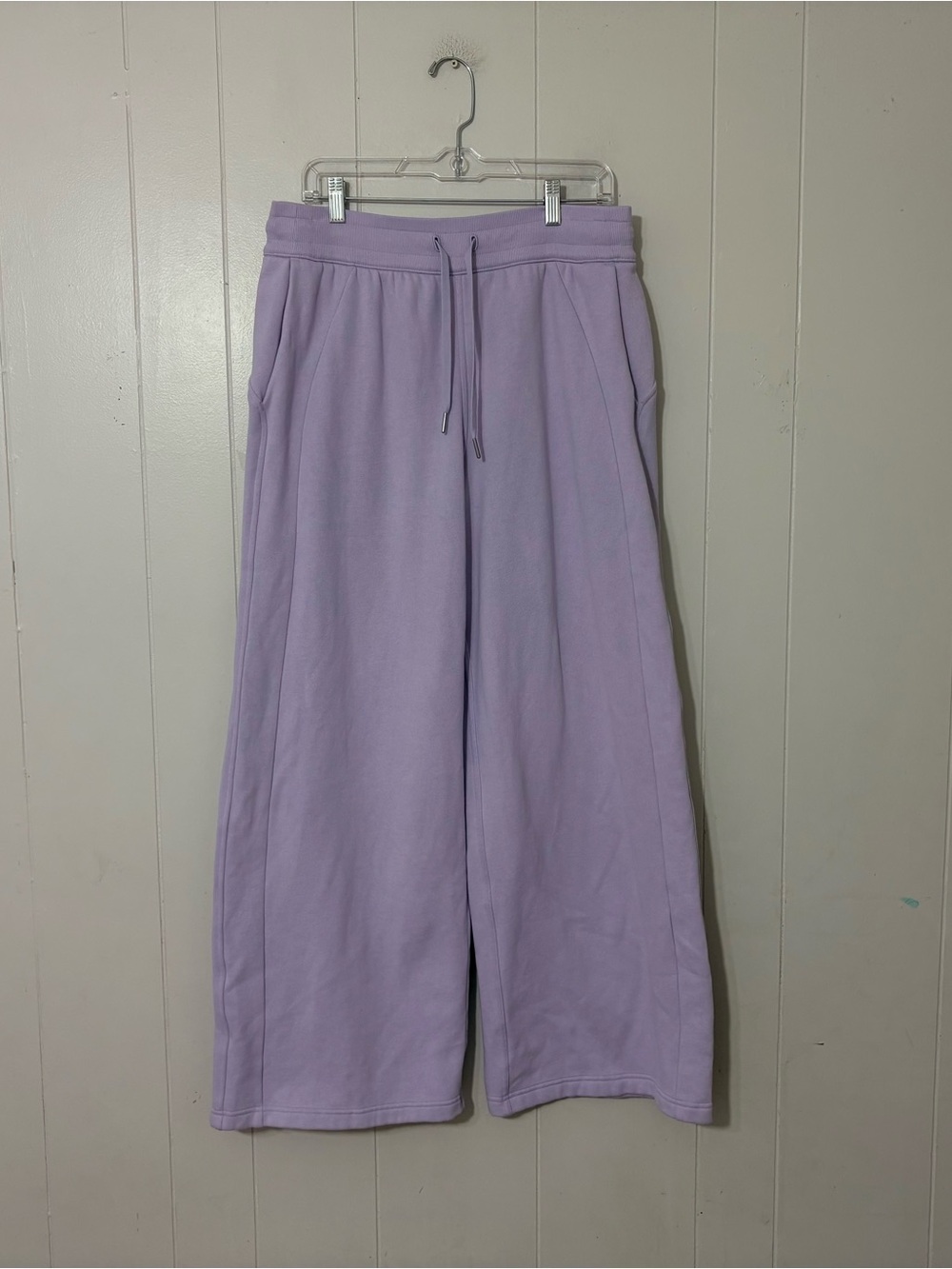 Lululemon Scuba Mid-Rise Wide Leg Pants Violet Purple Size L